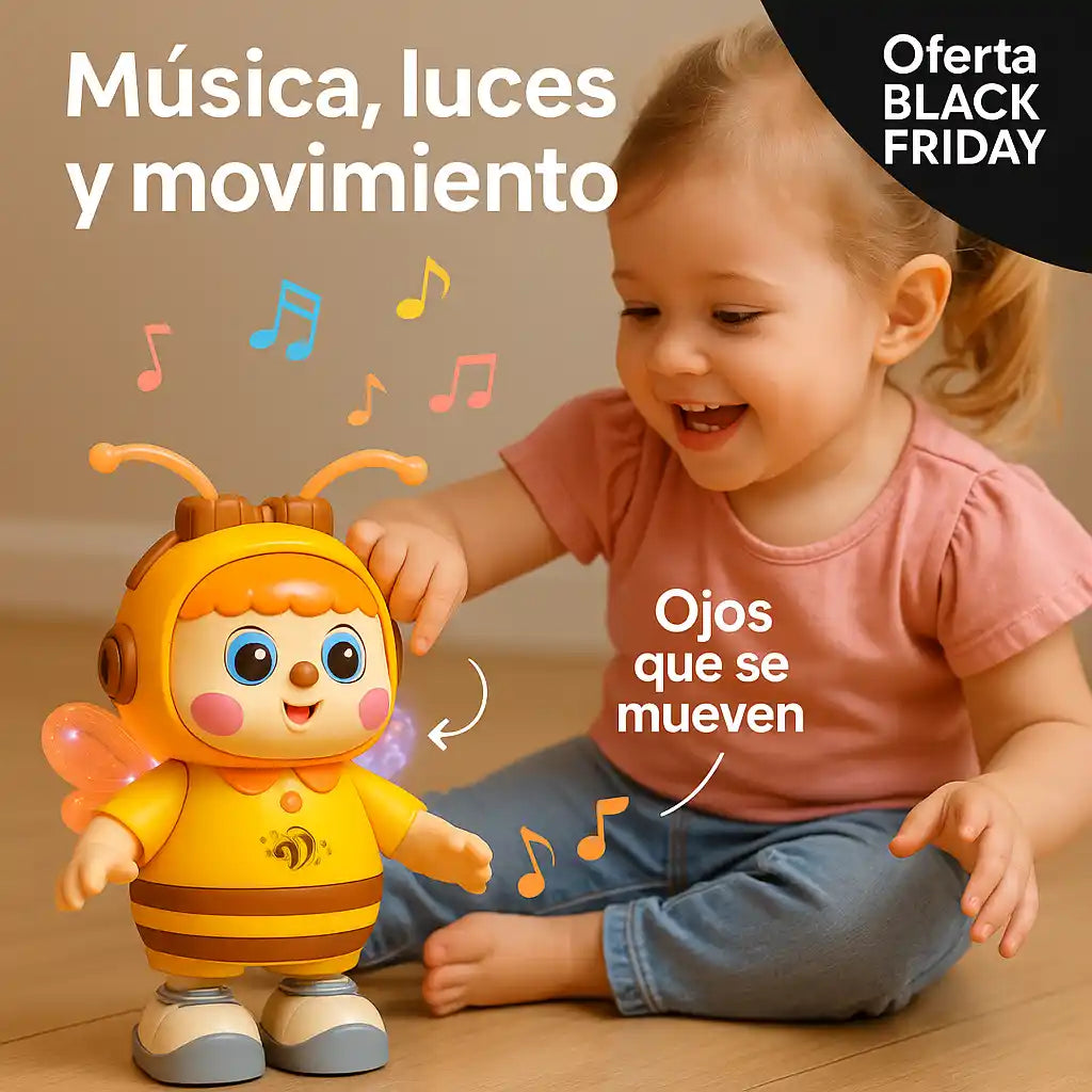 Abejita Bailarina Interactiva con Bluetooth y Música Famosa